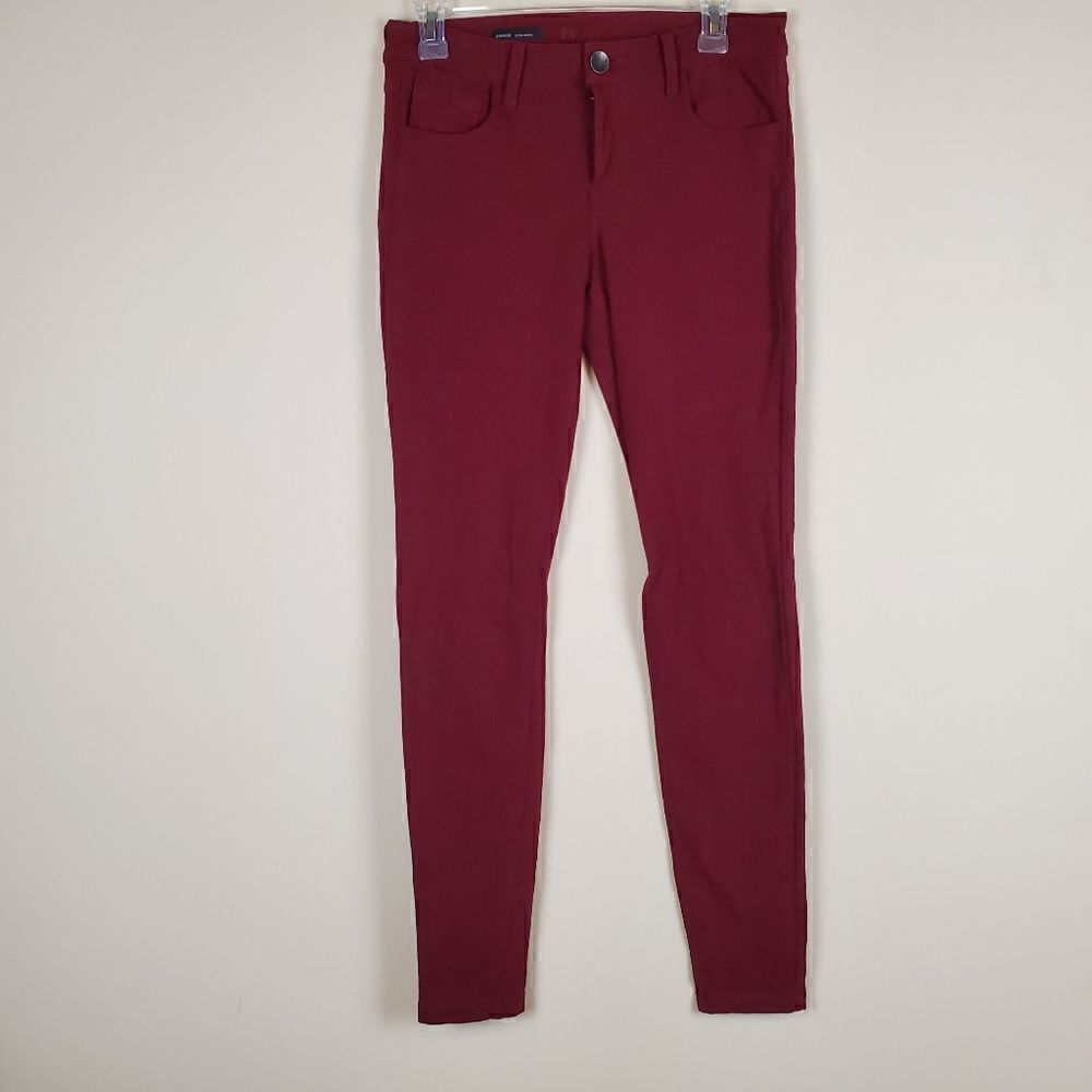 Kut From The Kloth Dark Red Jennifer Ultra Skinny Pants Size 4